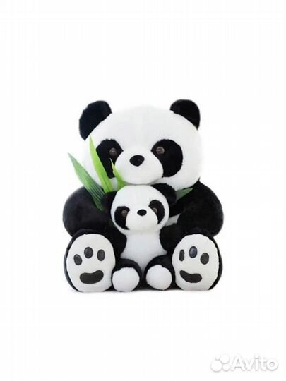 Мягкая игрушка Панда с малышом