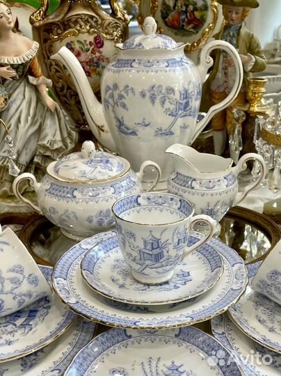 Винтажный чай/кофе сервиз. Tuscan Fine English