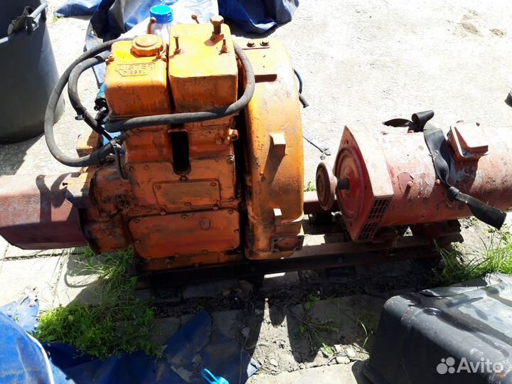 Электростанция дизель листер с баржи