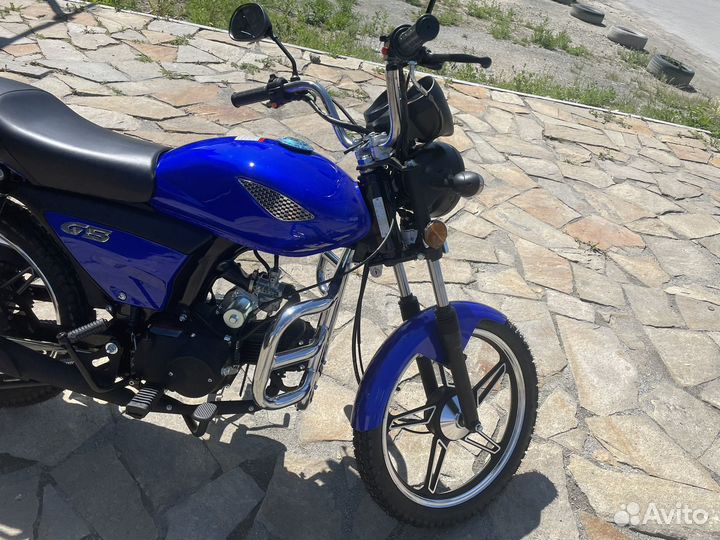 Мопед racer RC50 alpha + цпг 125 см3 (Синий)