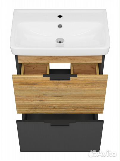 Тумба под раковину Форест - 60cm напольная 2 ящ