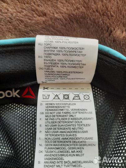 Бейсболка reebok оригинал,р.58,спротмастер,летняя