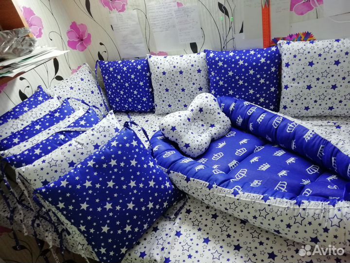 Новые бортики в кроватку