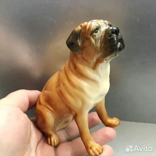 Бульмастиф Фарфоровая статуэтка собаки Сувениры