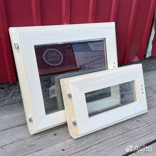Окно для бани под ваш размер банное из дерева