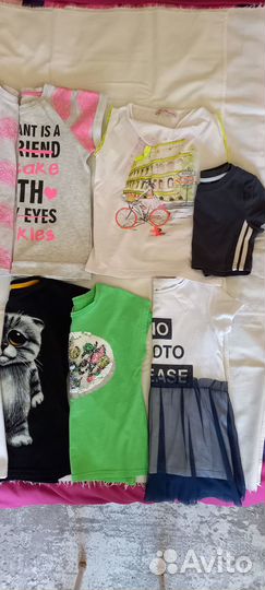 Кофточки-футболочки для девочки 128-130 рост
