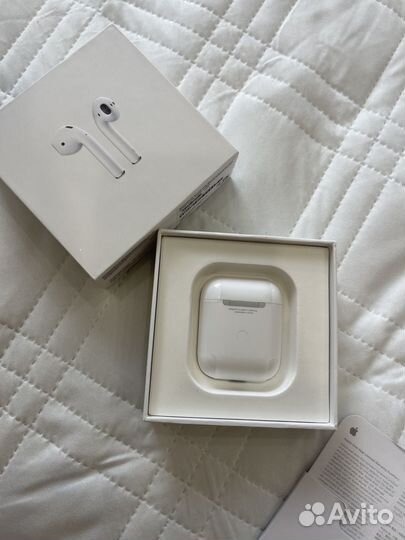 Беспроводные наушники apple airpods 2