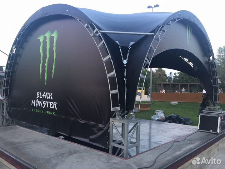 Арочный шатёр 6х6