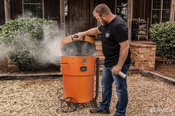Гриль коптильня Oklahoma Joe's Drum Bronco Pro