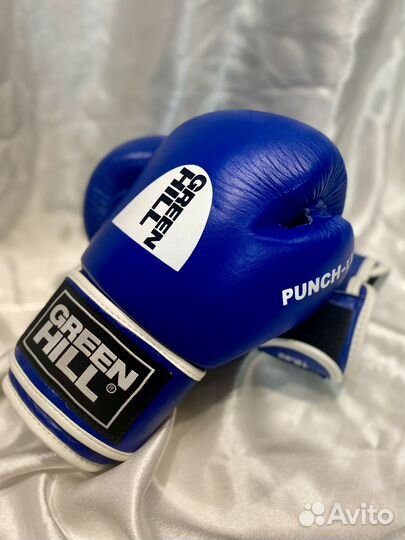 Боксерские перчатки, натуральная кожа, 10 oz