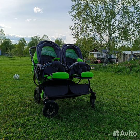 Коляска для двойни/погодок Slaro Piccolo Duo