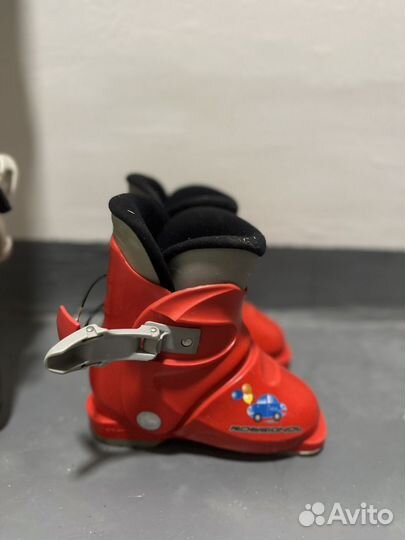 Горные лыжи детские 80 с ботинками