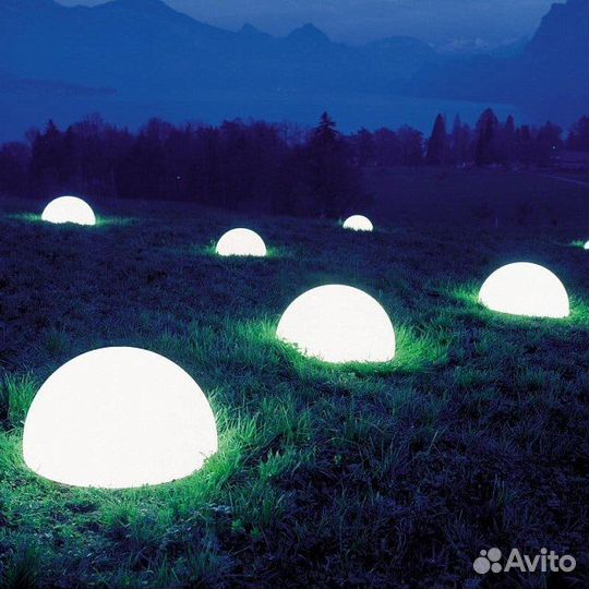 Беспроводные светильники Полусфера 50 см RGB IP156