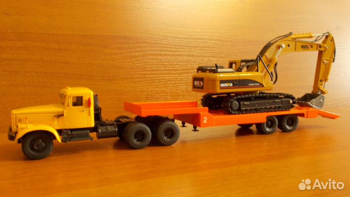 Тралы для тягачей краз, камаз, маз масштаб 1:43