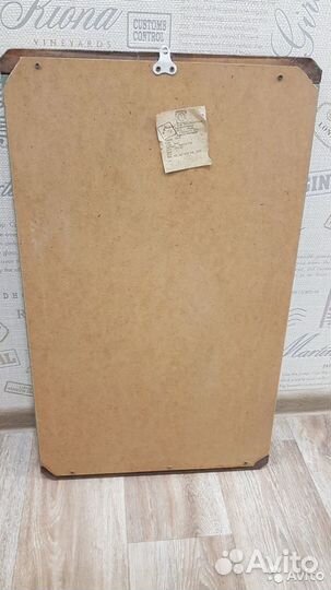 Советское настенное зеркало (с креплением)