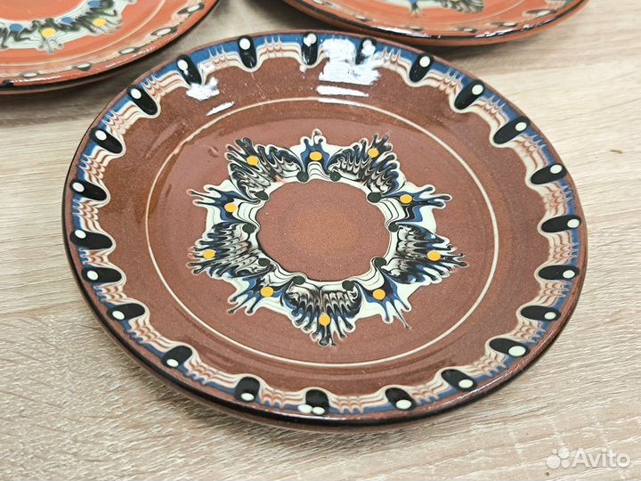 Троянские декоративные тарелки на стену, 3 шт