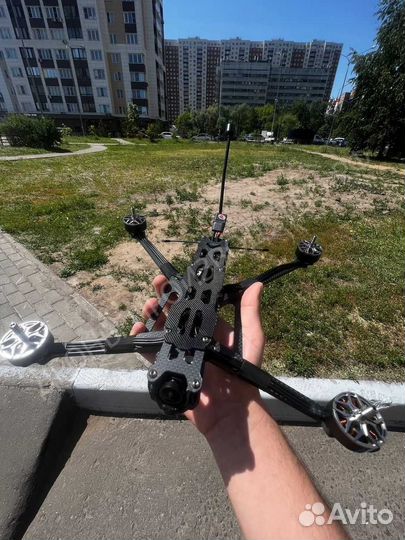 Квaдрокoптeр FPV рiranha 7 и 10 дюйм