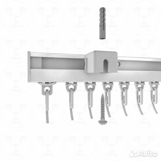 Карниз для штор профильный Libra-U1