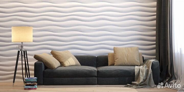 Гипсовая 3D панель 