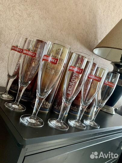 Krusovice бокал,фужер,рюмка,кружка (пиво) 0,5