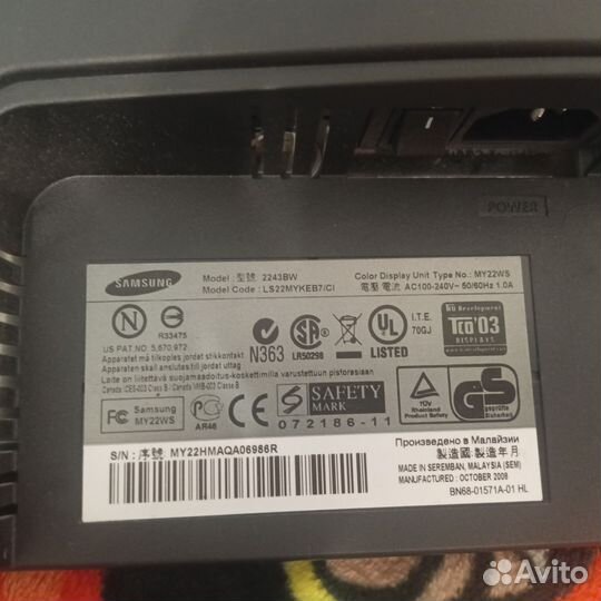 Мониторы Acer/Samsung