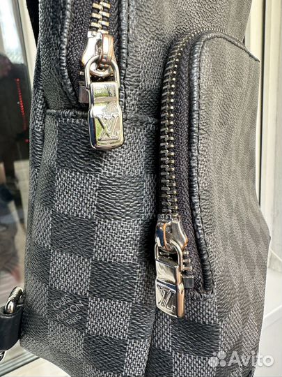 Сумка поясная кожаная Avenue sling lv