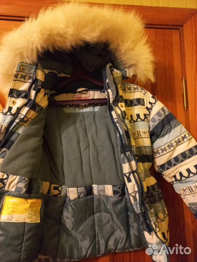 Пуховик зимний детский