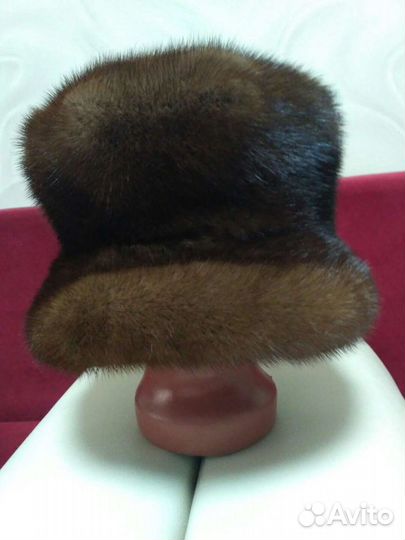 Шапка норковая женская