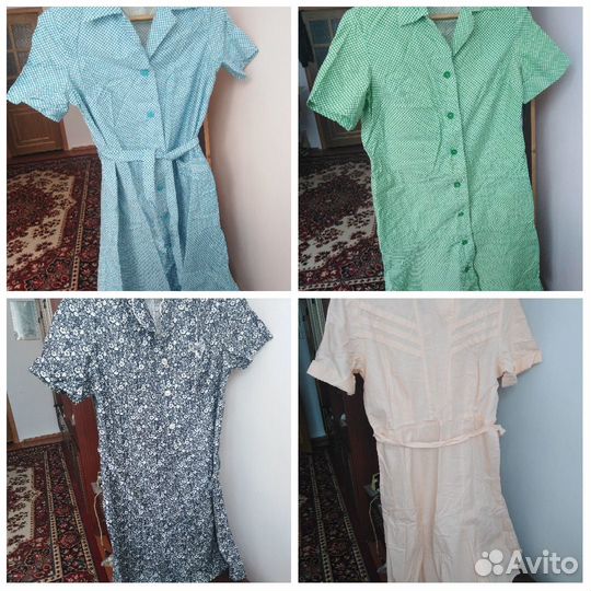 Халаты и платья женские времен СССР