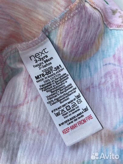 Платье next 98