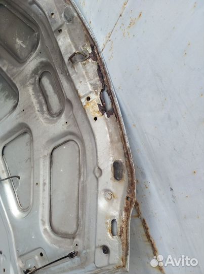 Капот Логан 1/внутри ржавчина