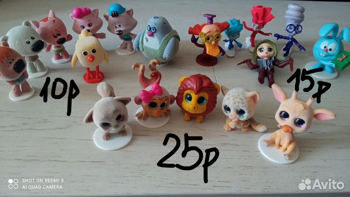 Коллекционные игрушки, киндеры, natoons, SB