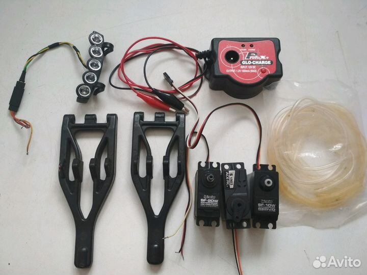 Запчасти для р/у моделей и др