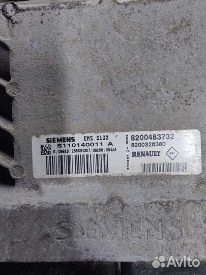 Эбу Renault Logan 1.6 8кл