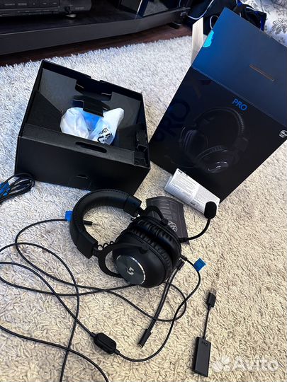 Игровые наушники с микрофоном logitech g pro x