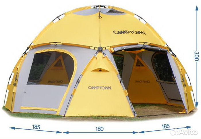 Гигантская Кемпинговая кухня Camtown BIG dome mega