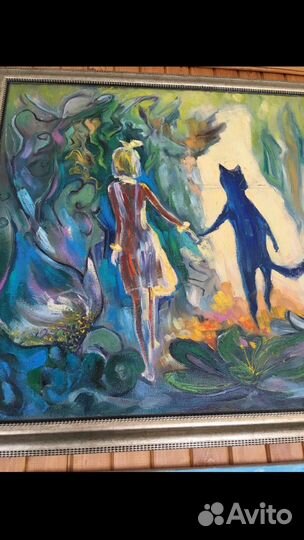 Картина Алиса в стране чудес (авторская )