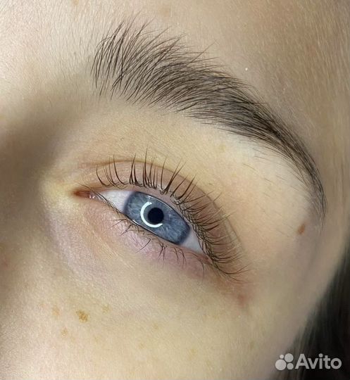 Ламинирование ресниц и бровей