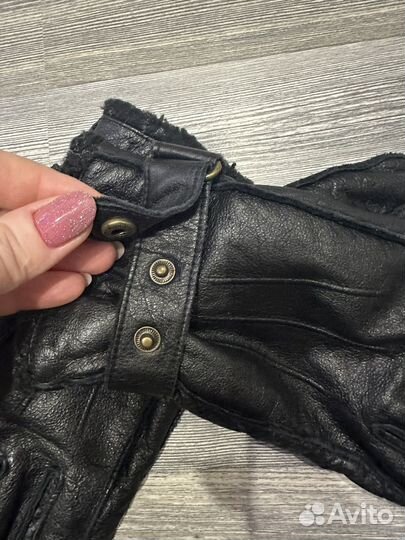 Мужские кожаные перчатки