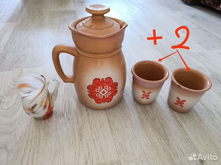 Сервиз. Чайник. Кружка. Тарелка