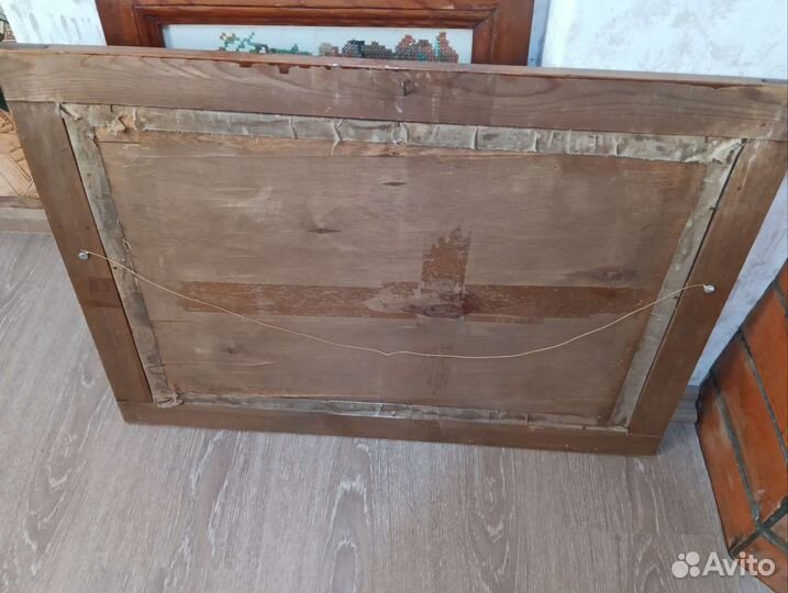 Старинная картина вышивка крестом