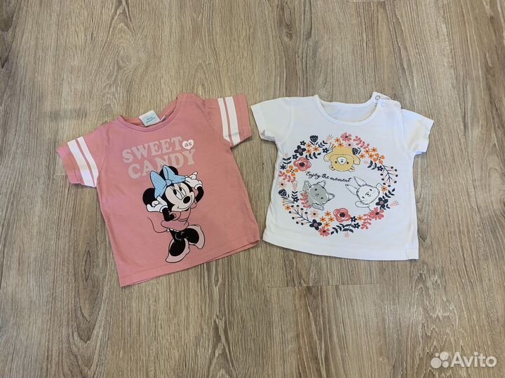 Вещи на девочку пакетом 74-80