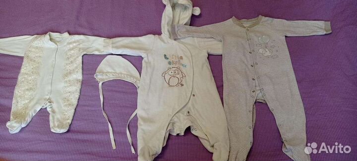 Одежда для малышей 0+ пакетом