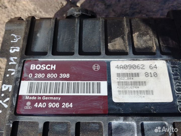 Блок управления двигателем Ауди 80 б4 2.3