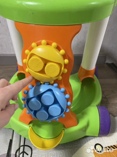 Каталка игровая с конструктором molto (ходунки)