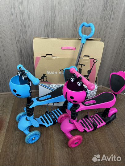 Самокат трехколесный 3 в 1 трансформер
