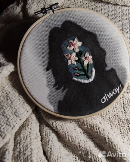 Вышивка Северус и Лили Гарри Поттер панно