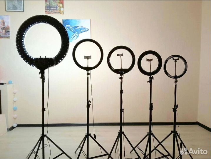 Кольцевая лампа 54 см