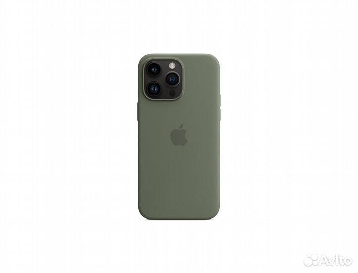 Чехол Apple iPhone 14 Pro Silicone Case оливковый