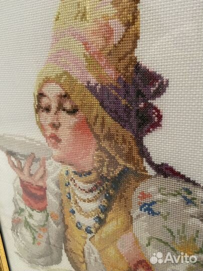 Набор Картин вышитых крестом ручная работа